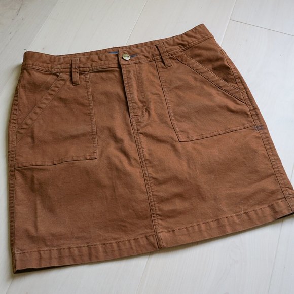Toad & Co Earthworks Skirt in Brown Sugar - Picture 4 of 6